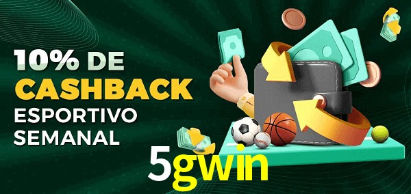 10% de bônus de cashback na 5gwin