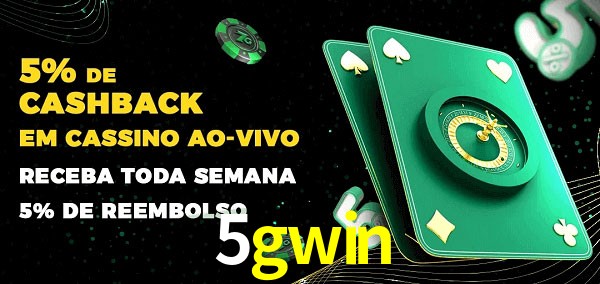 Promoções do cassino ao Vivo 5gwin